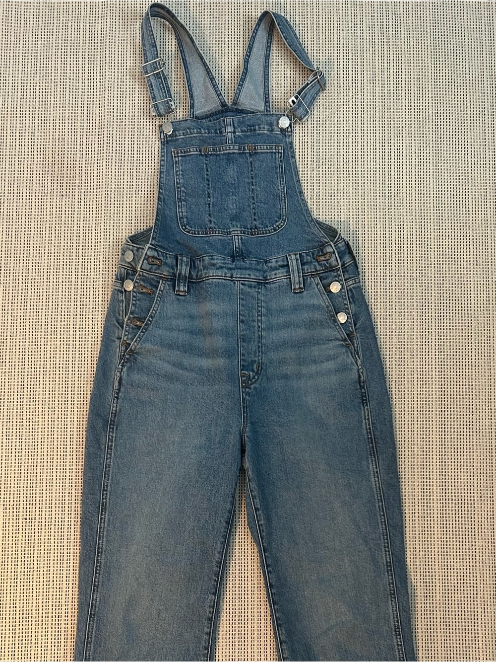 Madewell Blue Denim Overalls